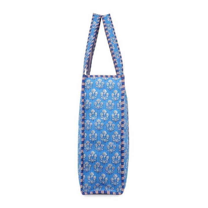 Hi Handmade - Wholesale Tote bag – Women's - Cotton Tote Bag - Blue Daisy7