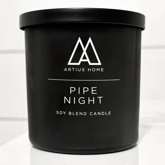 10 OZ. Manly Candles Pipe Night for wholesale by Artius Man