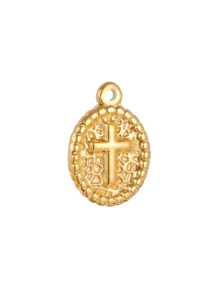 Cross Pendant Gold for wholesale by Coco Luna Collection