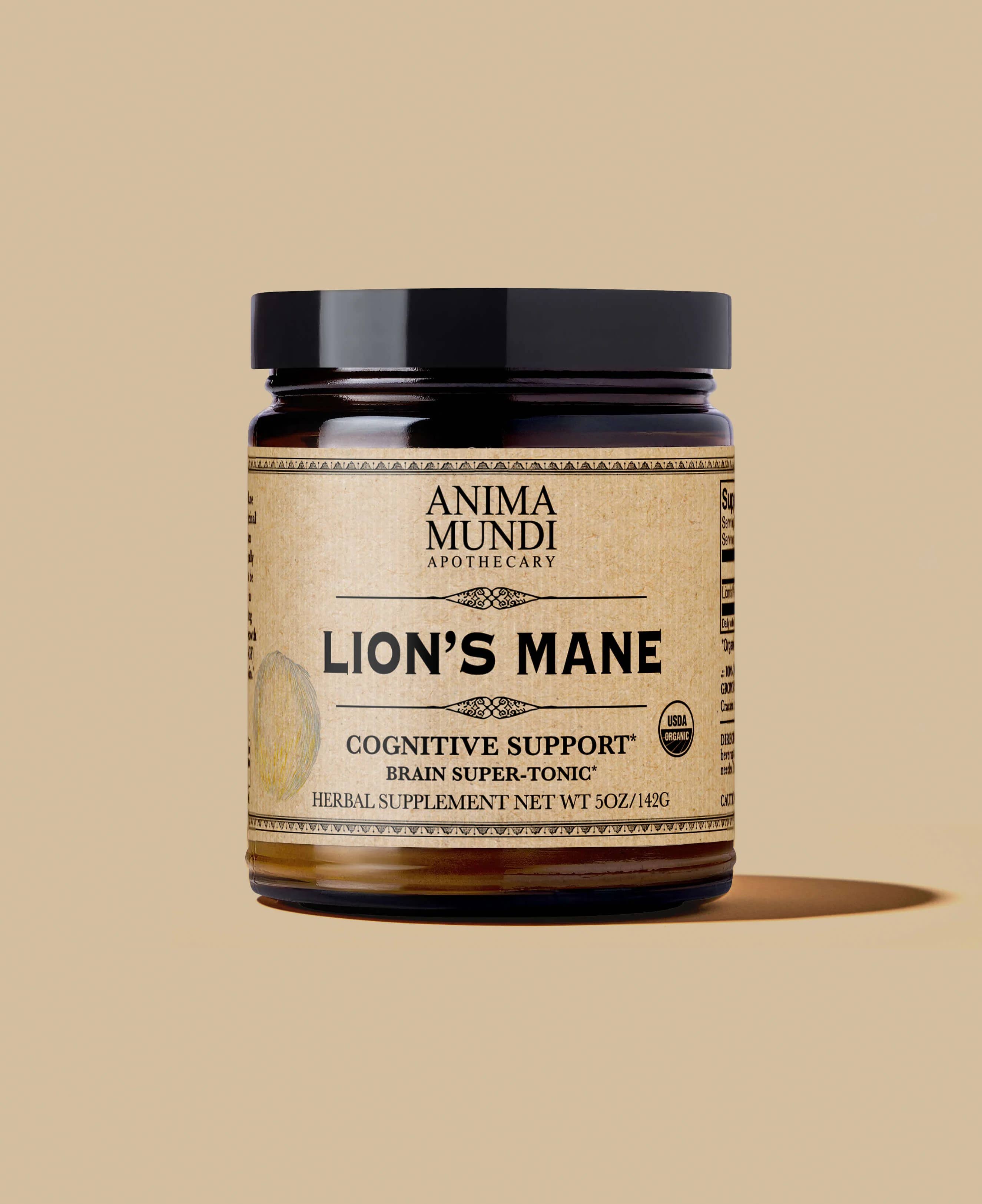 Anima Mundi Apothecary - Wholesale Protein/Superfood Powder - LION'S MANE | Organic Mushroom Powder, Focus Tonic*