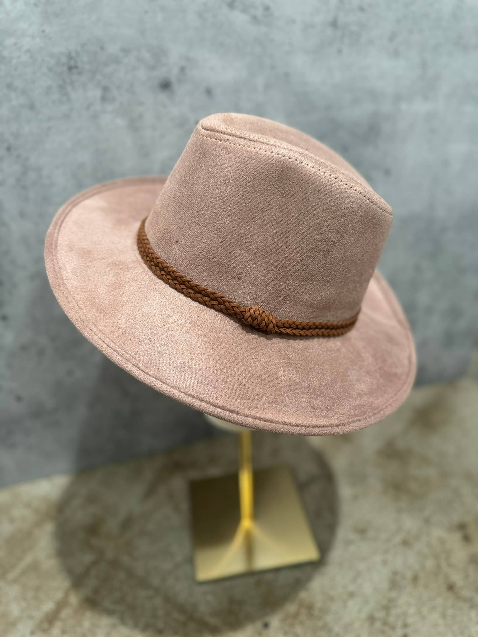 Love and Thyme - Wholesale Fedora - Women's - Best Seller! Vegan Suede Panama Hat Short Brim6
