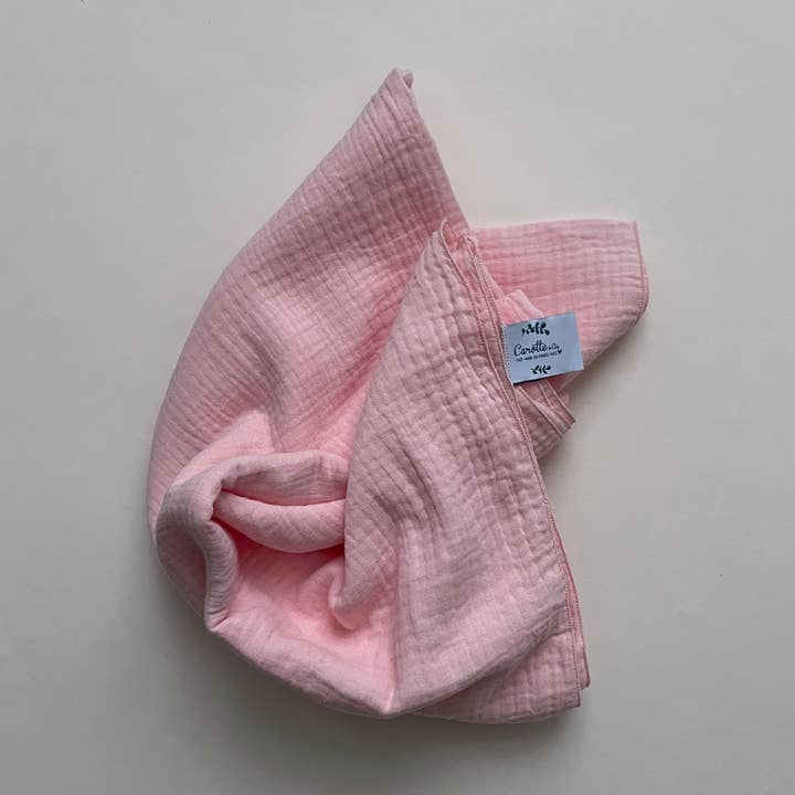 Maxi lange uni rose pour la vente par Carotte & Cie