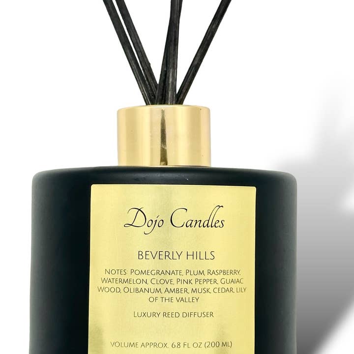 Beverly Hills (Pomegranate Noir Inspired) Luxury Reed Diffuser for wholesale by DOJO