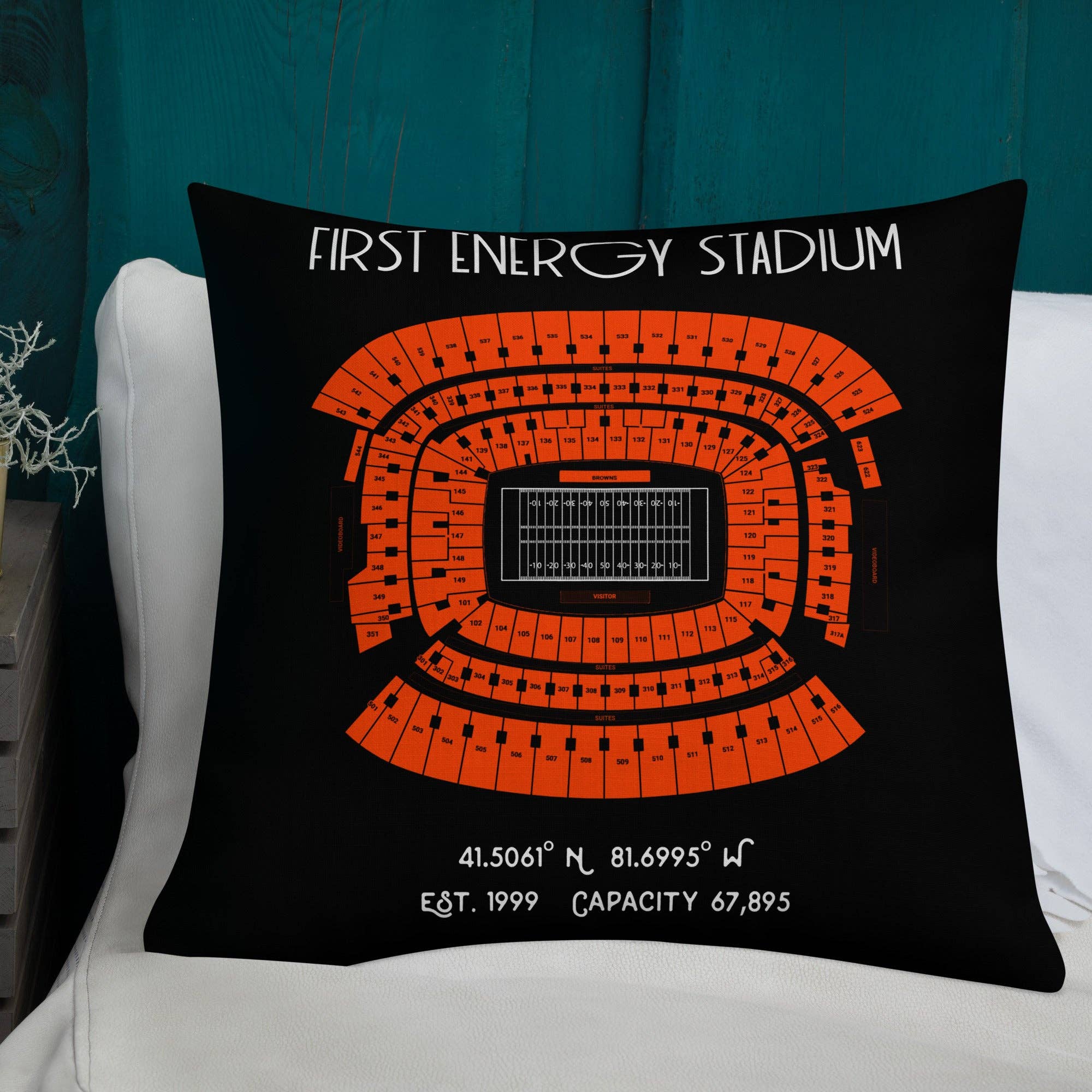 Stadium Prints by BTB – wholesale Throw/decorative pillow – Cleveland Browns Football Stadium & City Pillows9