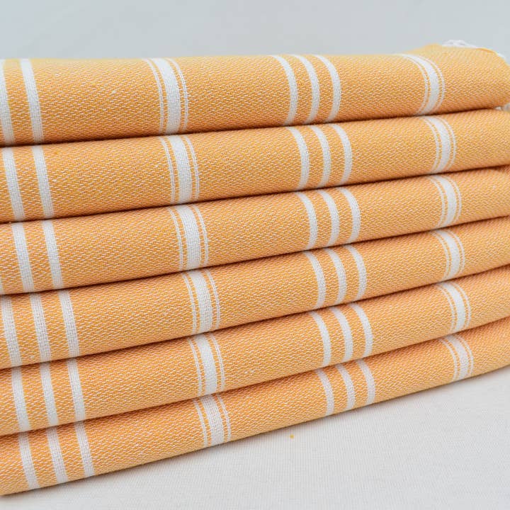 Organic Turkish Towels - Wholesale Tea Towel - Kitchen Towel, Elegant Striped Dish Towel, 24"x36" -60x90 cm3
