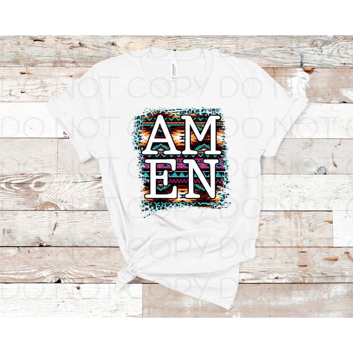 PLT Wholesale - Vente Transfert pour sublimation - Feuille de transfert AMEN Western1
