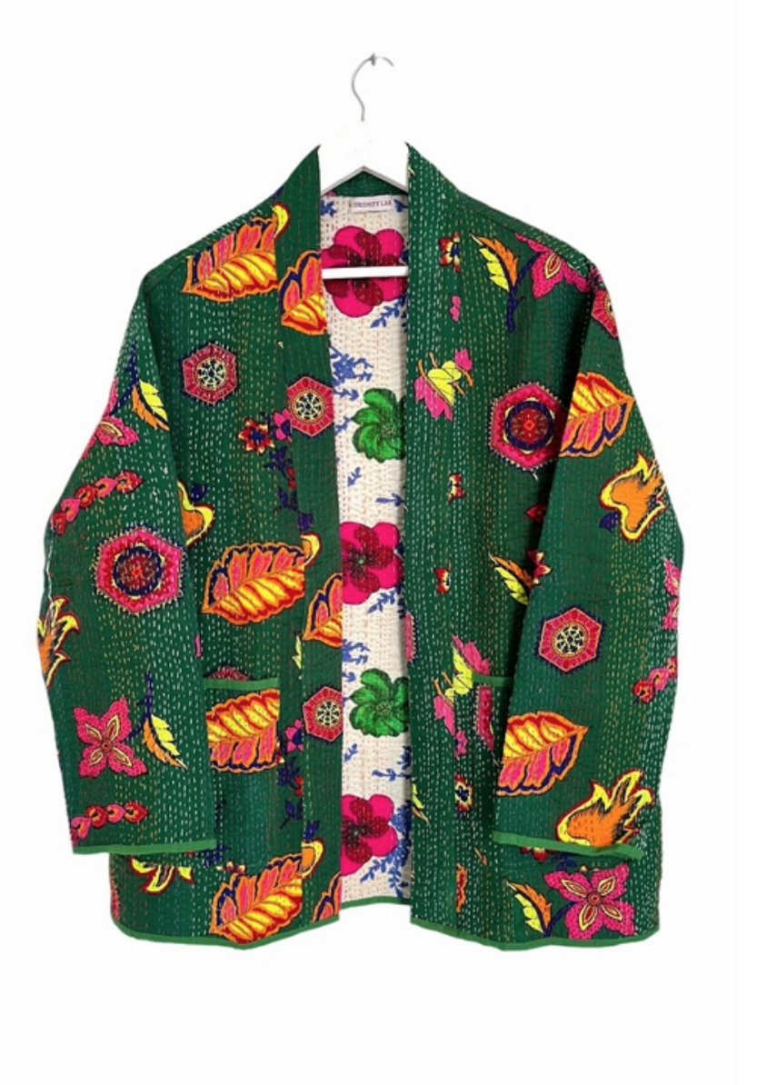 Curiosity Lab - Wholesale Jacket - Women's - Kantha kimono jacket Pakistan0