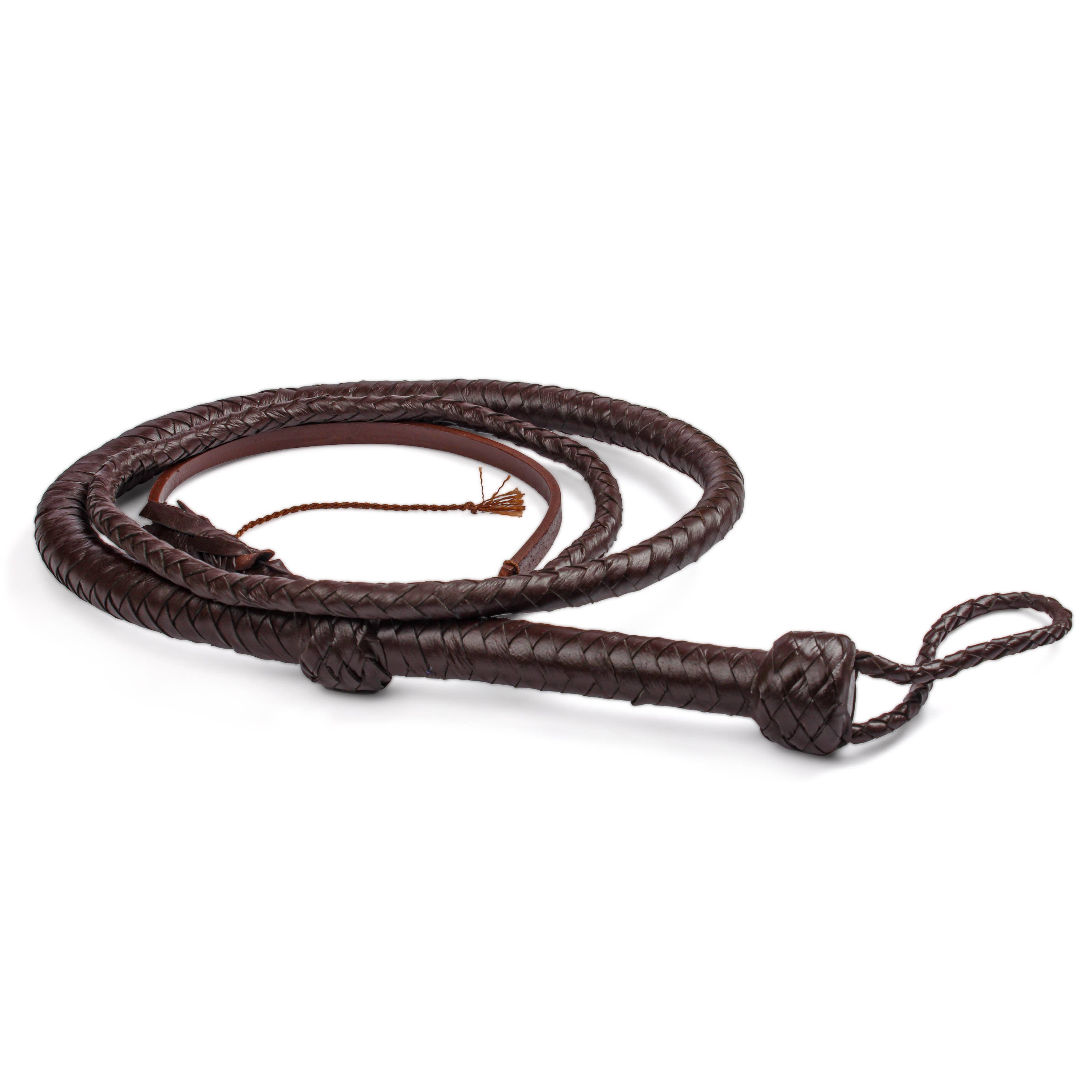 Hadzam - Wholesale Horseback Riding Gear - HADZAM Brown Indiana Jones Leather Bull Whip Cracking Sound1