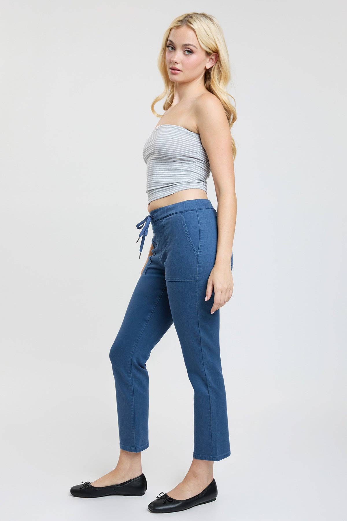YMI - Wholesale Lounge Sweatpants/Joggers - Women's - High Rise Pull On Straight Leg Jogger- P0526073