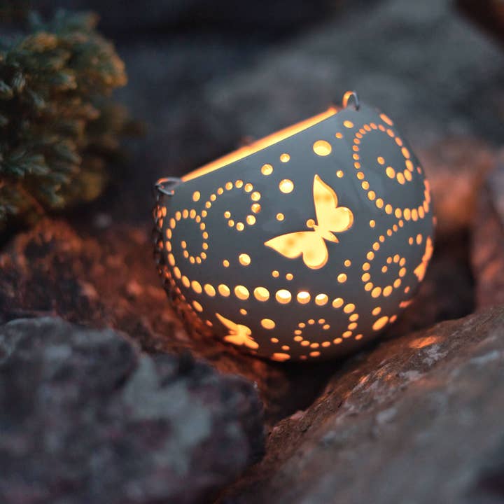 Hanging candle holder "Butterflies" for wholesale by Cozy Home Ideas