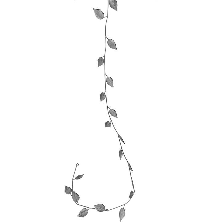 Vosteen - Wholesale Bunting/Garland - Walnut metal leaf garland, L176cm, black