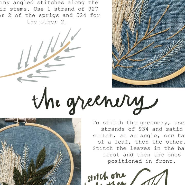 Harvest Goods Co. - Wholesale Embroidery/Cross Stitch Supplies - Pampas Grass and Circumstance Full Embroidery Kit