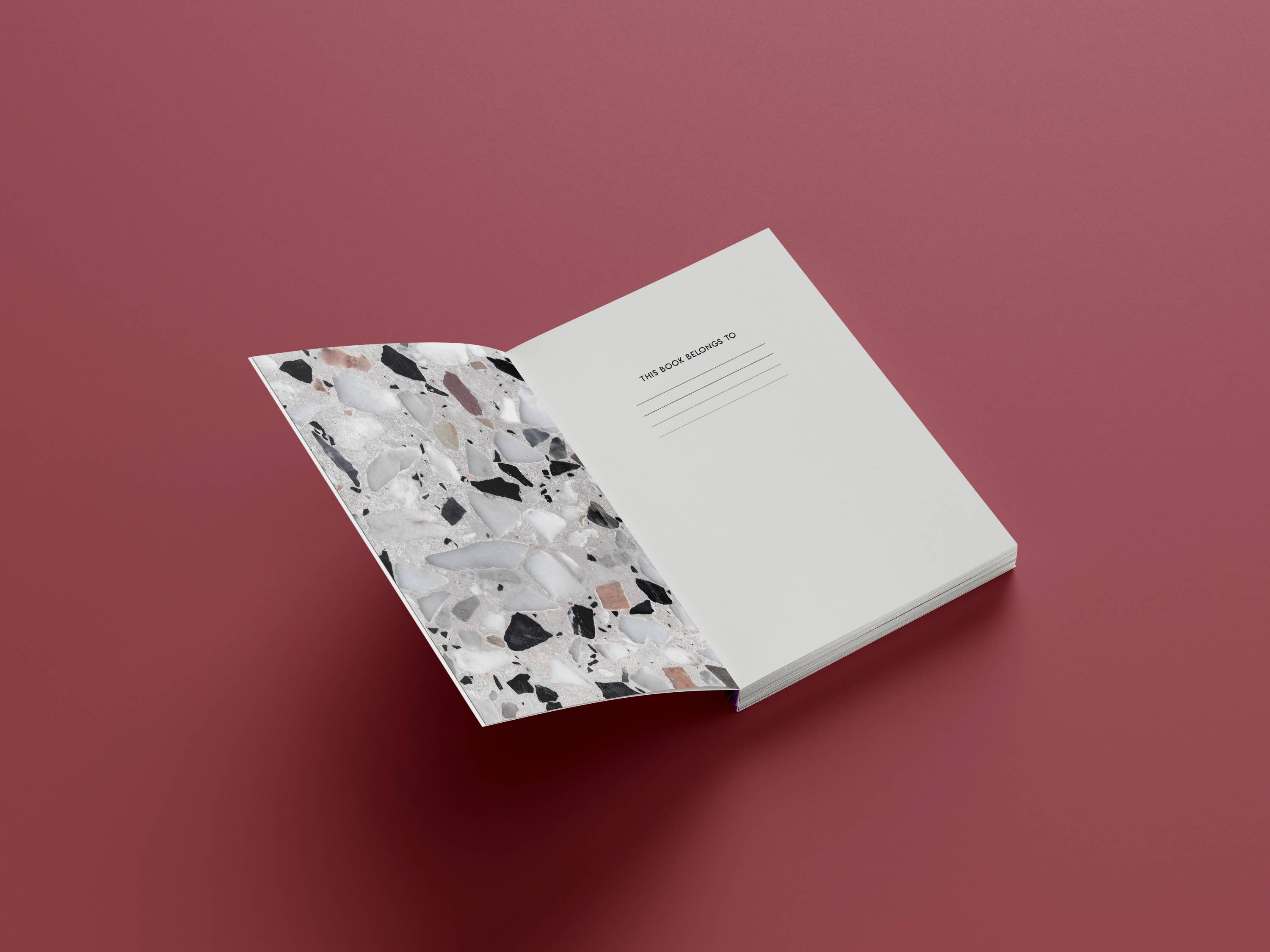 Talk and Tell - Wholesale Notebook - Concrete Terrazzo A5 Notebook4