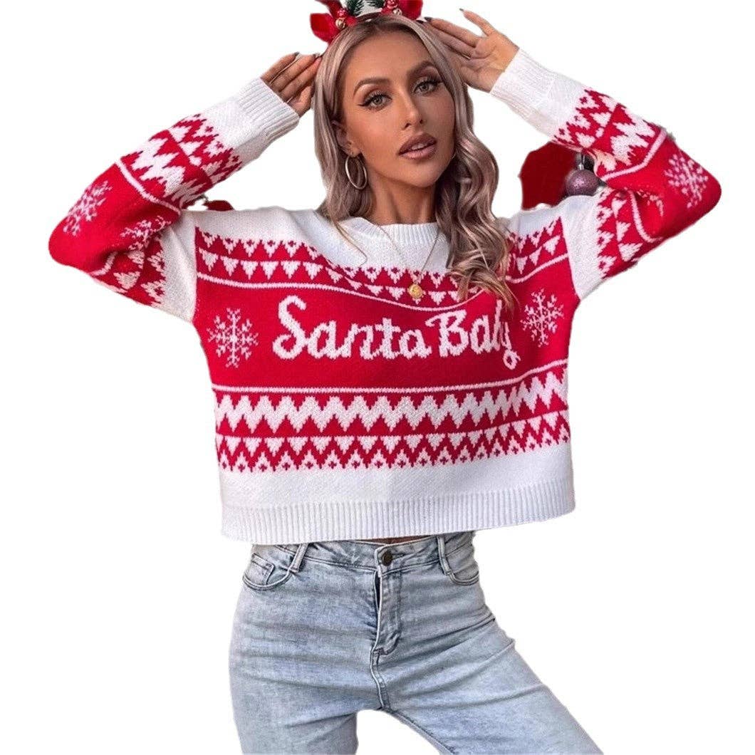 Masyal – Engroshandel Pullover - Dame – Alsidig strikket pullover-sweater efterår/vinter jul6