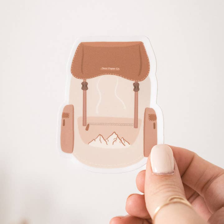 rygsæk Sticker for engroshandel hos Jess' Paper Co.