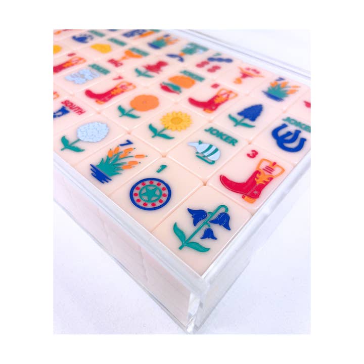 My Fair Mahjong - Wholesale Decorative Box - Mahjong Acrylic Display Box (Destination Collection Tiles) 4