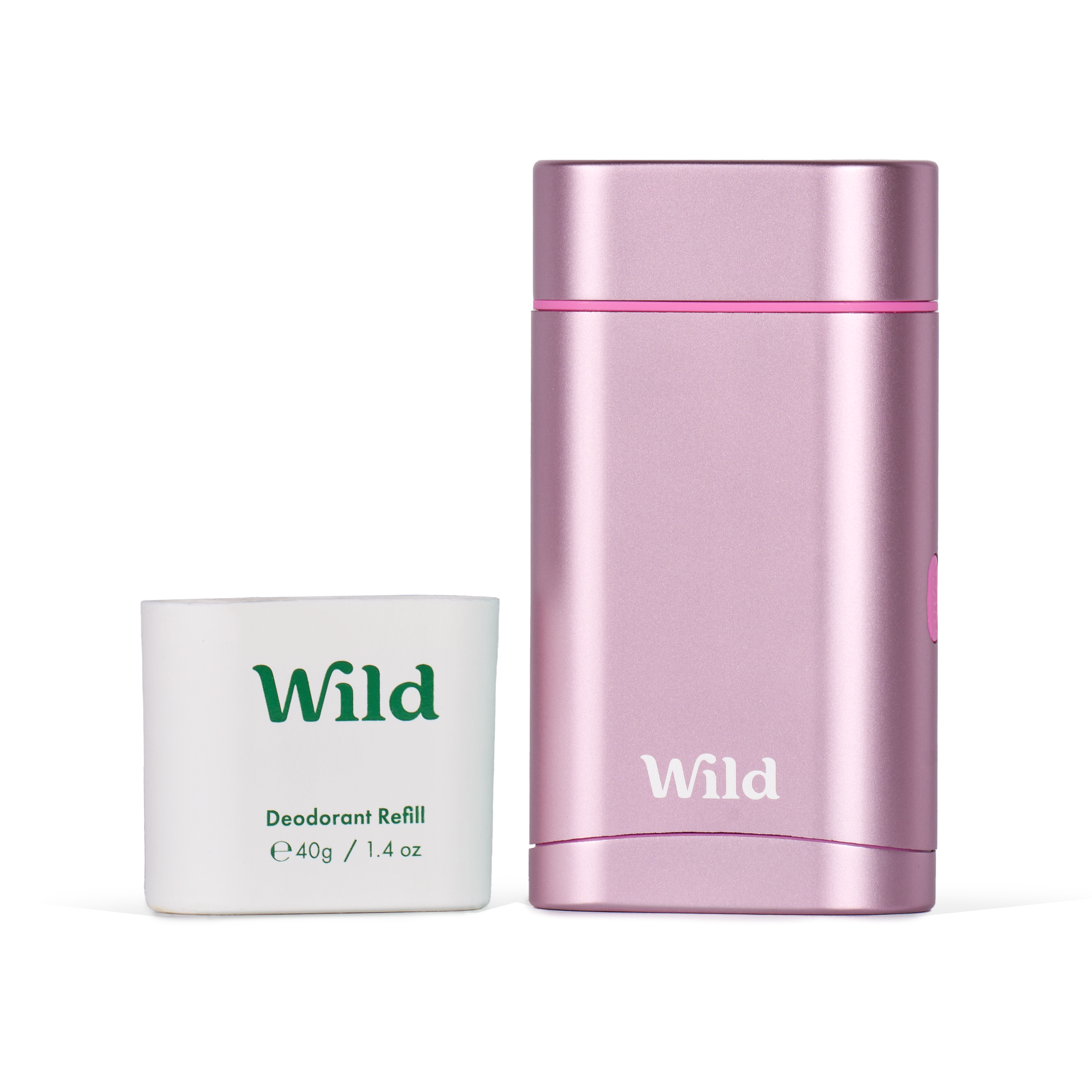 Wild Refillable, Natural Deodorant Fresh Cotton & Sea Salt 40 g
