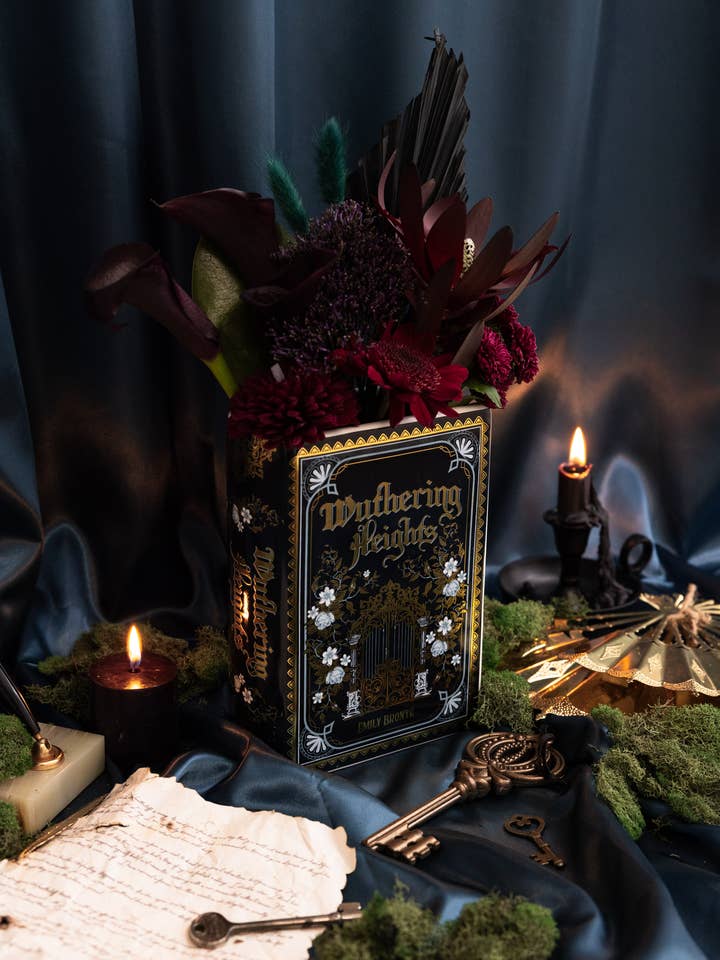 Large Book Vase, Wuthering Heights for wholesale by Steel Mill and Co.