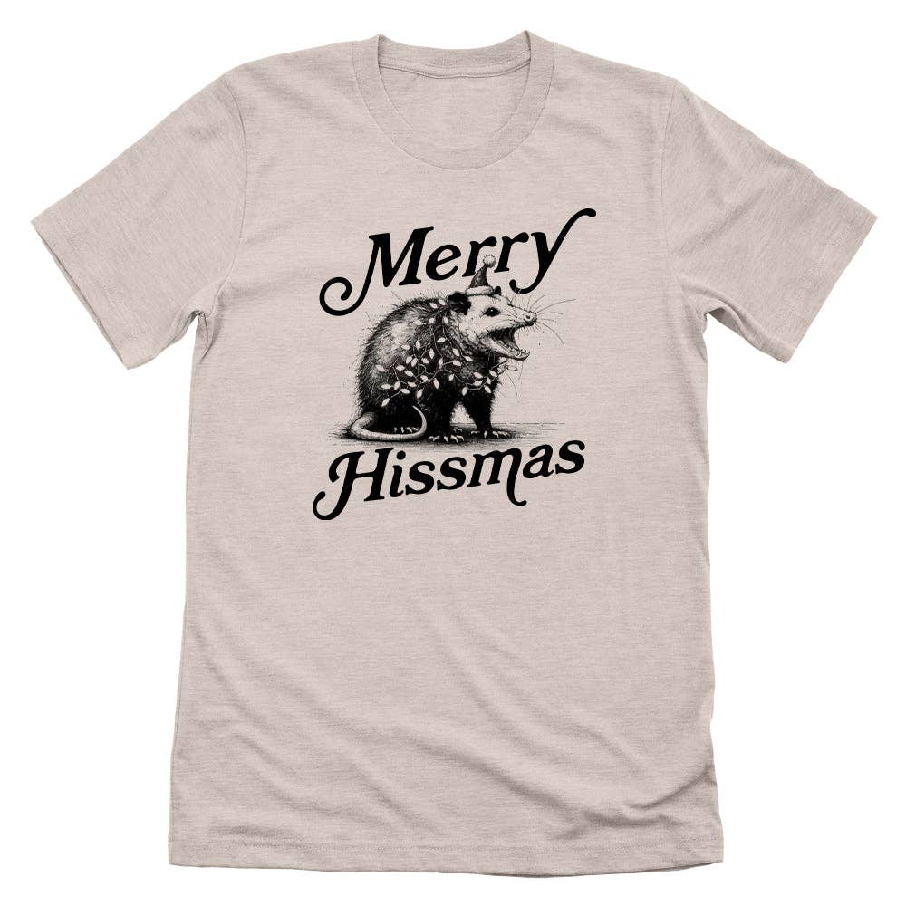 Let's Get This Thread - Wholesale Screen Printed T-Shirt - Unisex - Merry Hissmas Script1