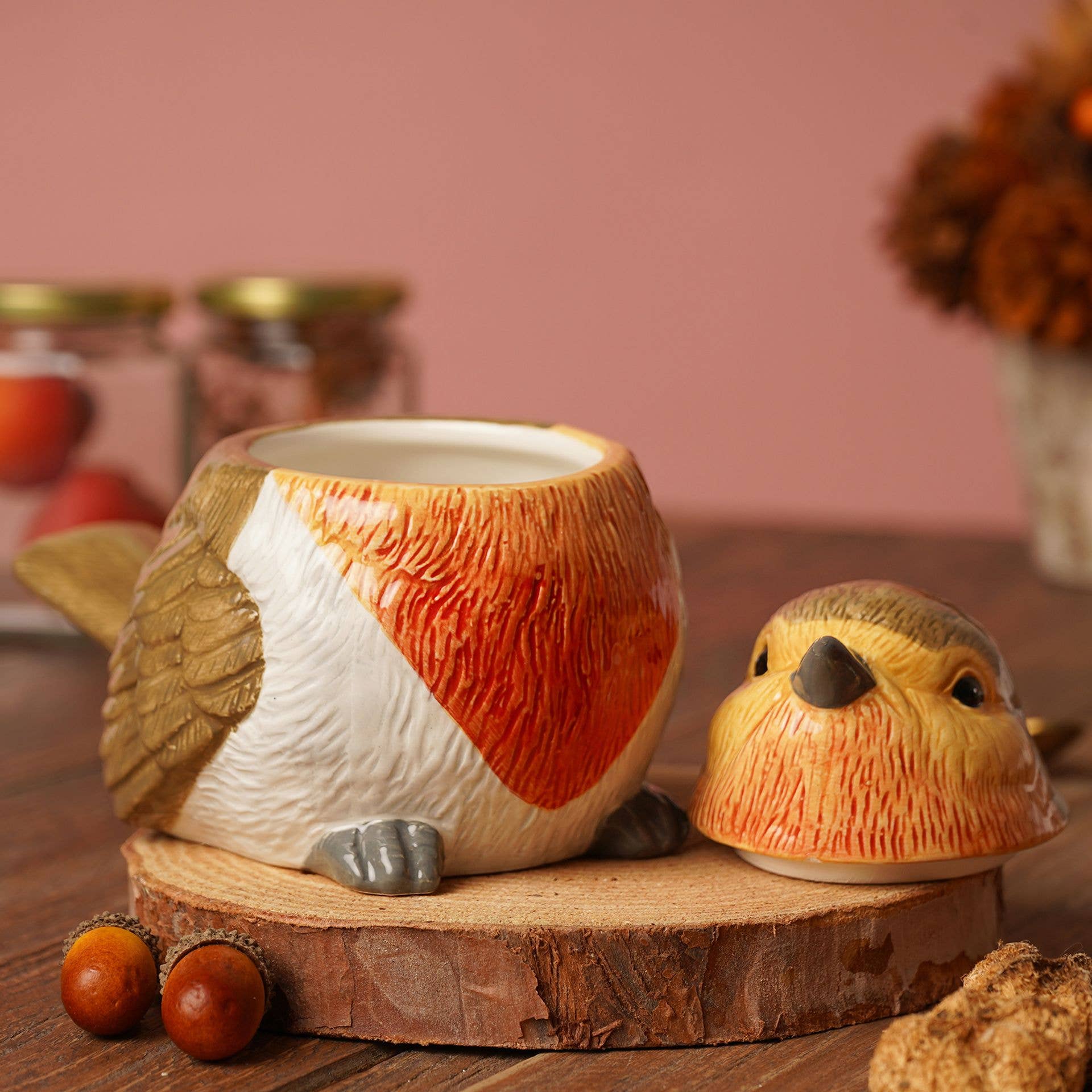 WIDDOP and Co. - Wholesale Kitchen Storage/Organizer - Country Living Robin Storage Jar7