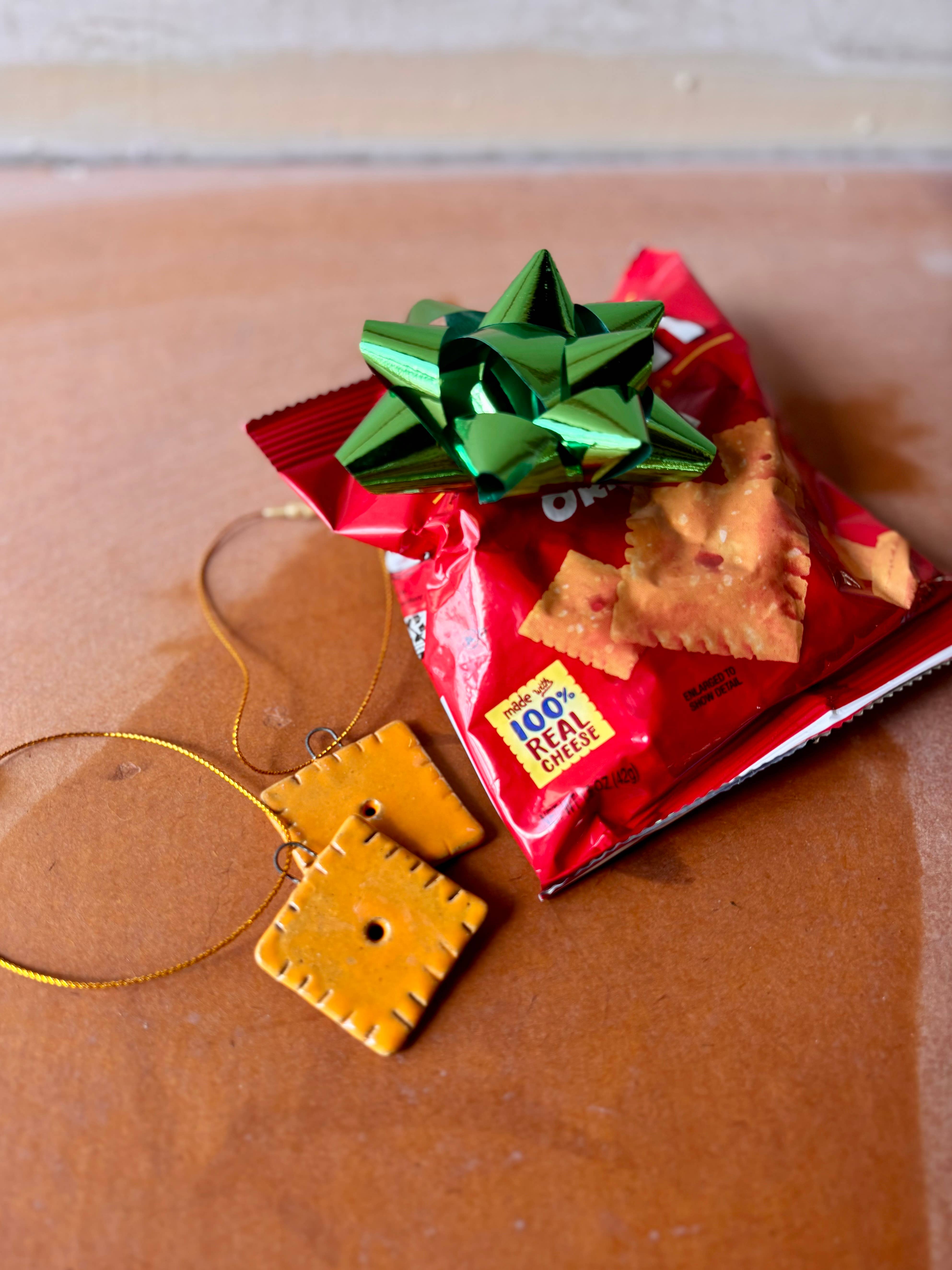 ROB Ceramics - Wholesale Ornament - Cheez It Ornament 2