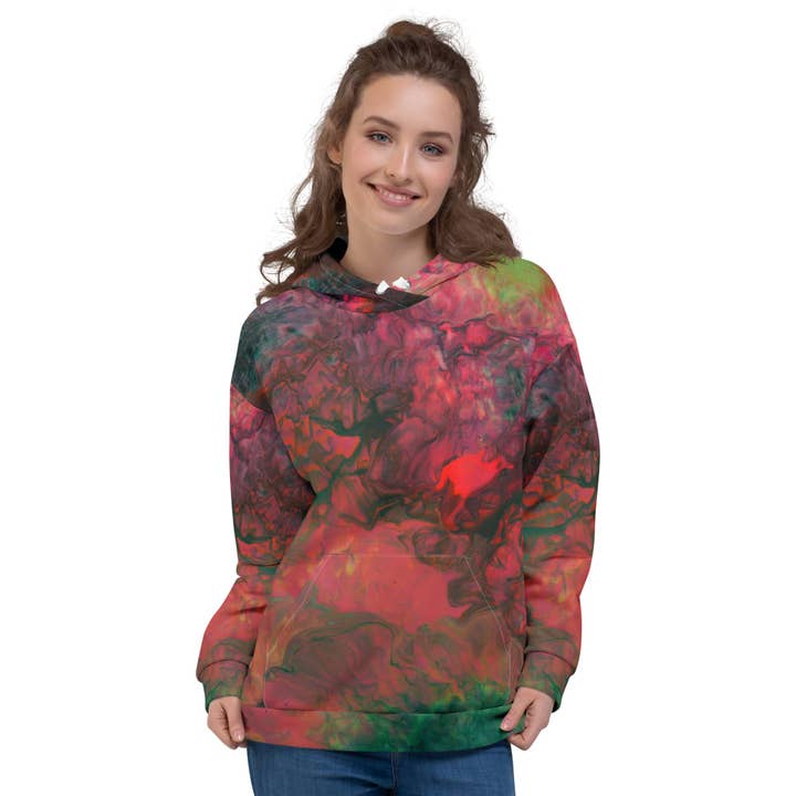 Soft Colourful Hoodie in Bright Cameron for wholesale by Rainbow City