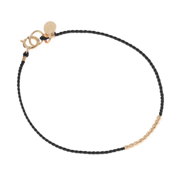 Silk Bracelet, Gold for wholesale by épanoui