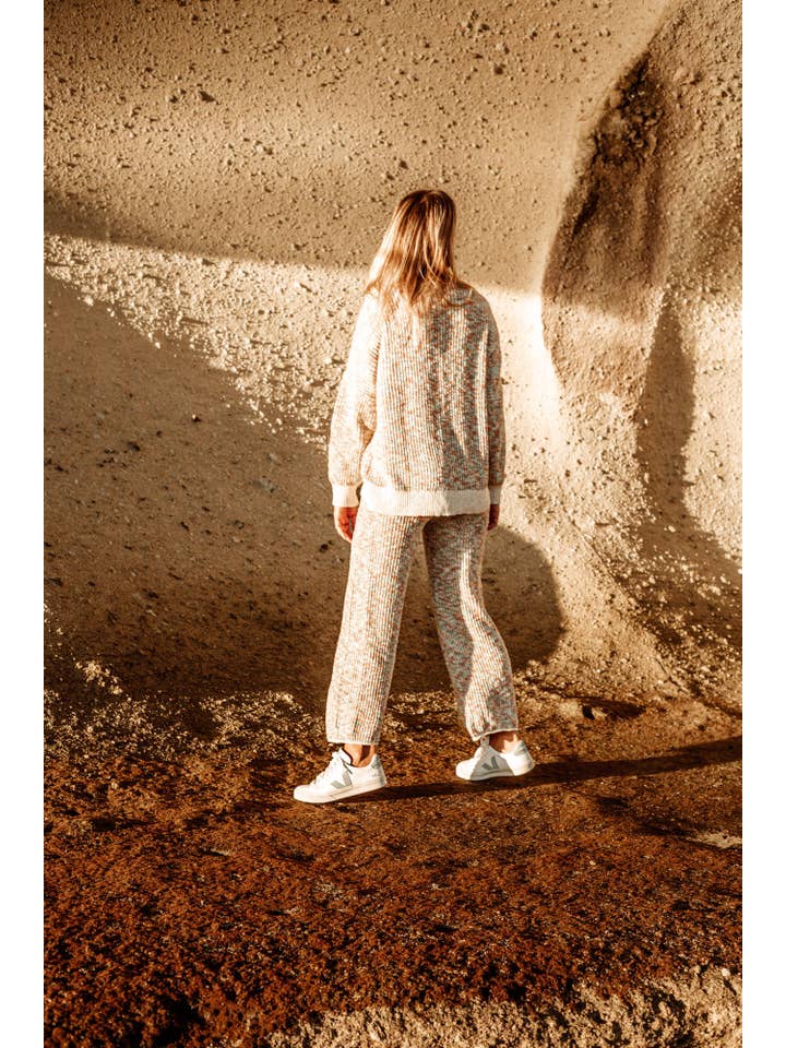 Le Edit – wholesale Byxor - Dam – Kvinnor Rainbow Stickade byxor