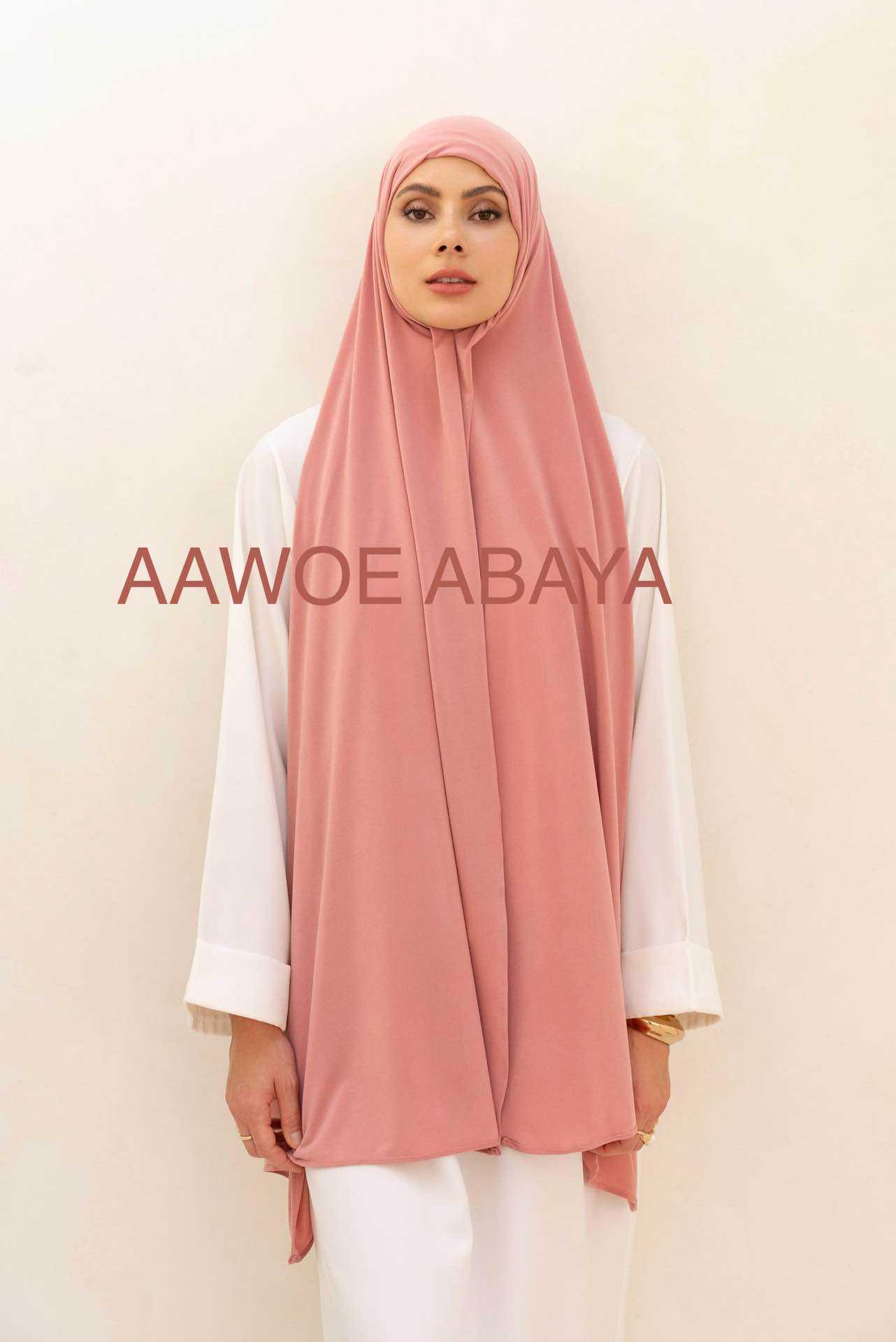 Aawoe Abaya - Wholesale Hijab - Women's - Elegant Long-Sleeve Shawl - 2484-HIJ68
