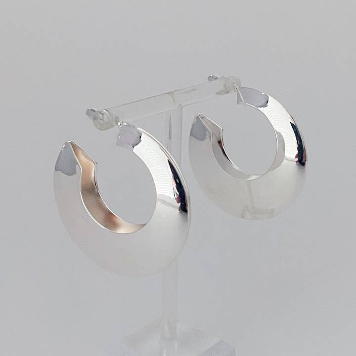 Ellison+Young - Wholesale Hoop Earrings - Light And Modern Hoop Earrings
