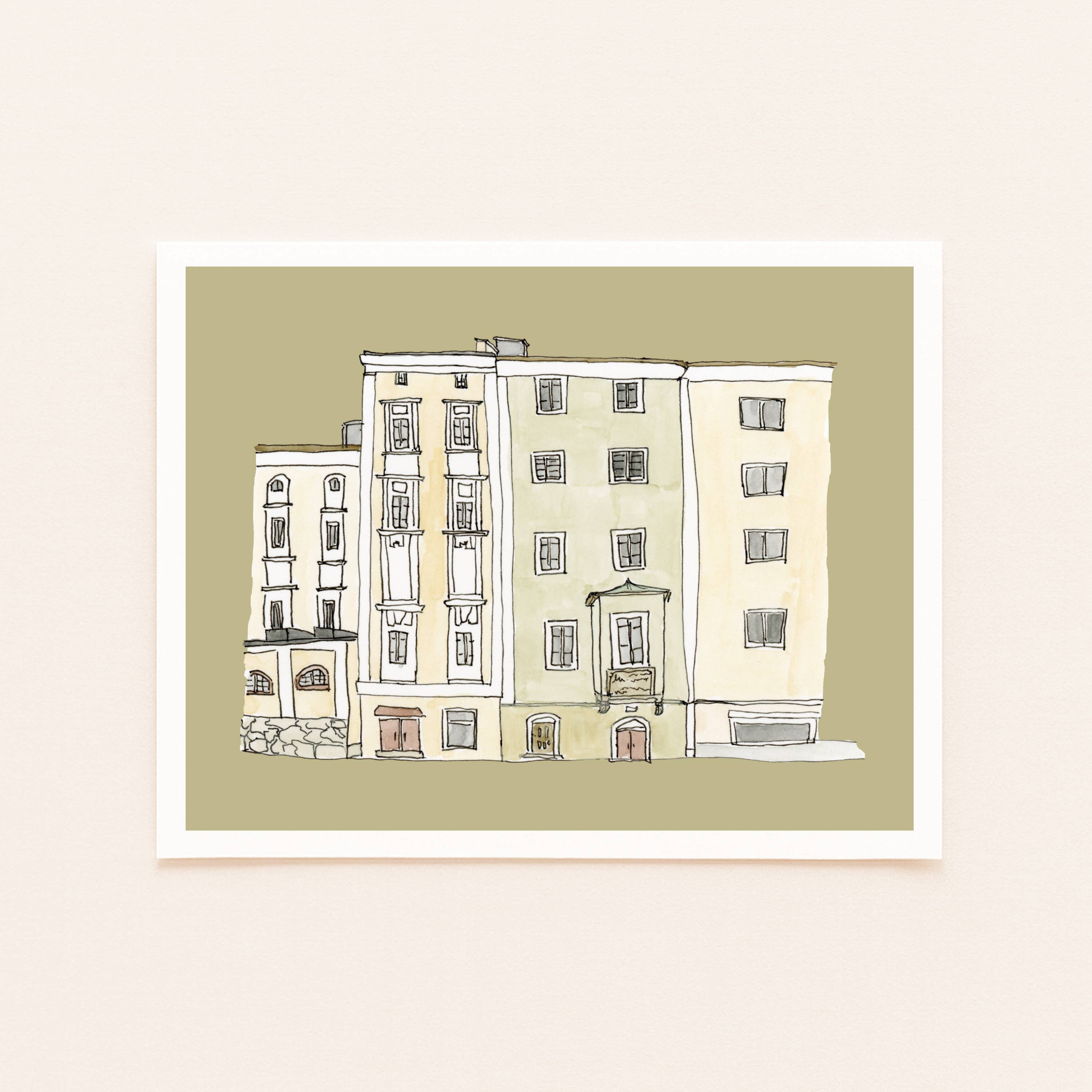 Sarah Wormann Art - Wholesale Art Print - Salzburg, Austria Buildings - Europe Travel Art Print7