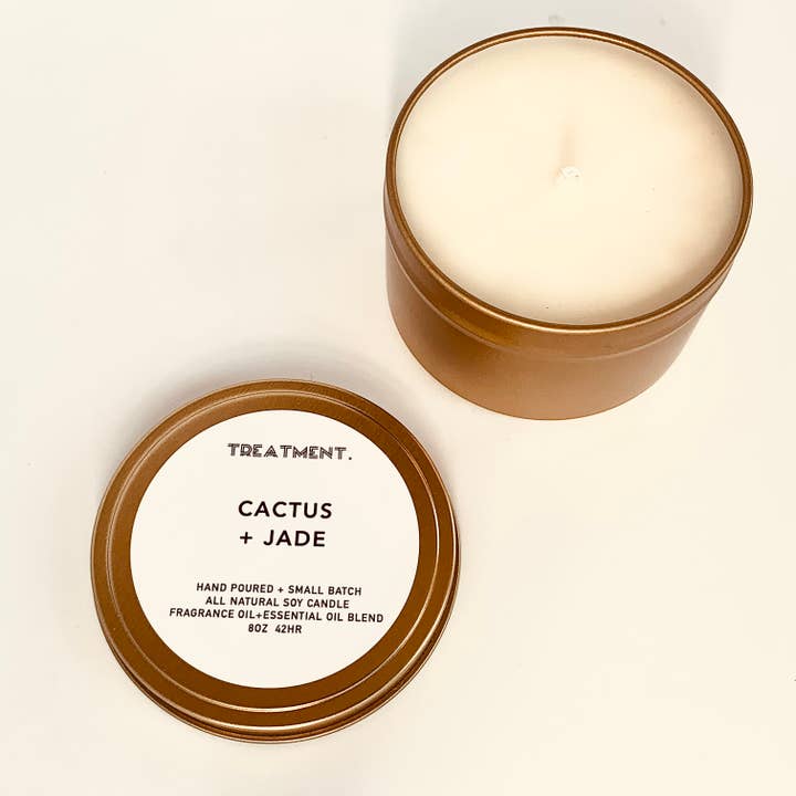 Cactus + Jade Soy Candle for wholesale by Treatment. Candle Co