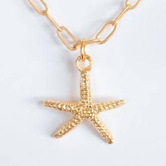 Starfish Necklace for wholesale by Paper People