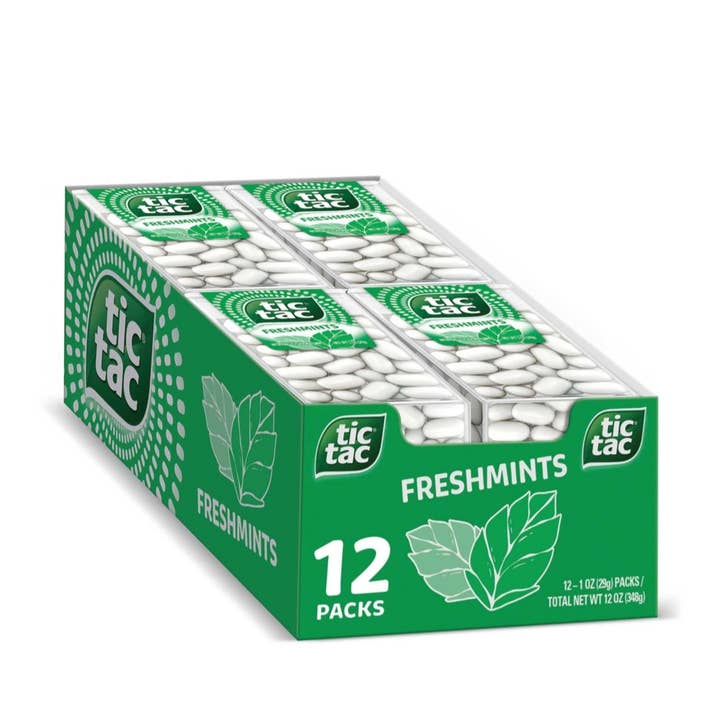Majestic Wholesale – wholesale Mints – Tic Tac Freshmint Breath Mints – 1oz, 12pk