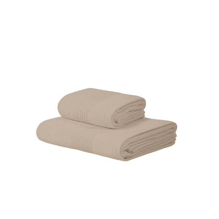 Handdoek met Gast in Badstof Strepen Carrara Fyber Effen Kleur voor wholesale door caleffi spa