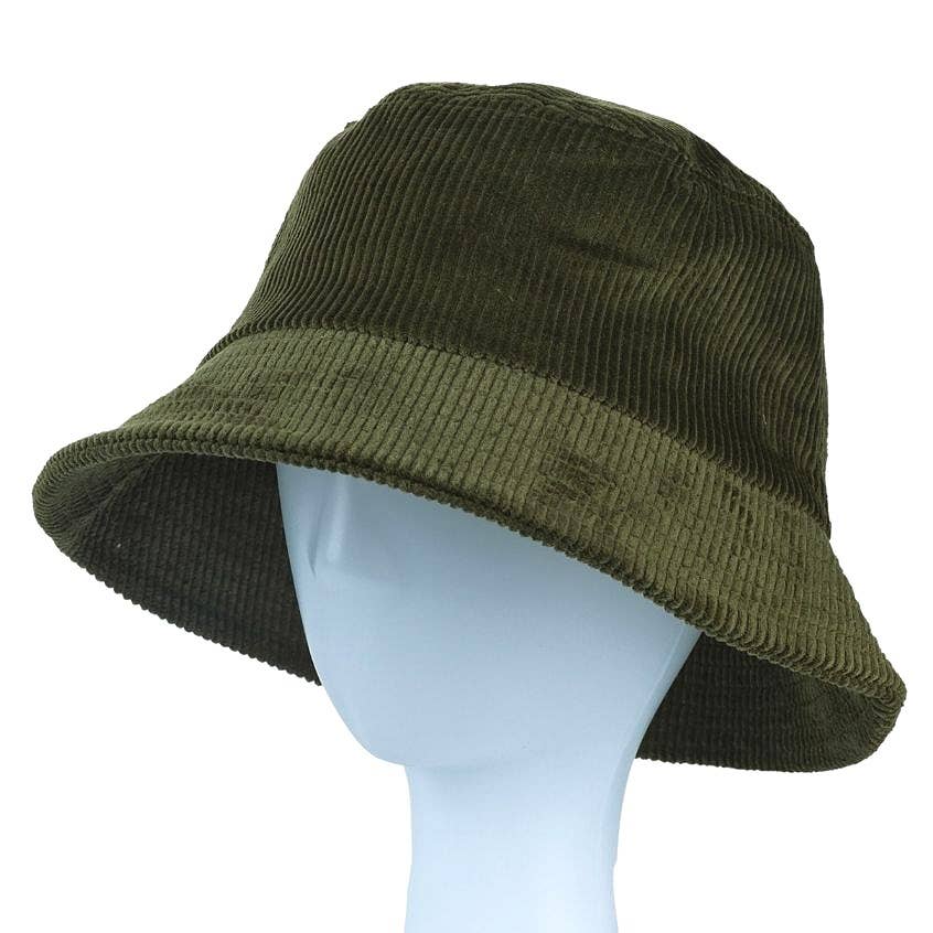 Diacly – wholesale Bucket hat – Women's – Woman Solid Color Corduroy Bucket Hat13