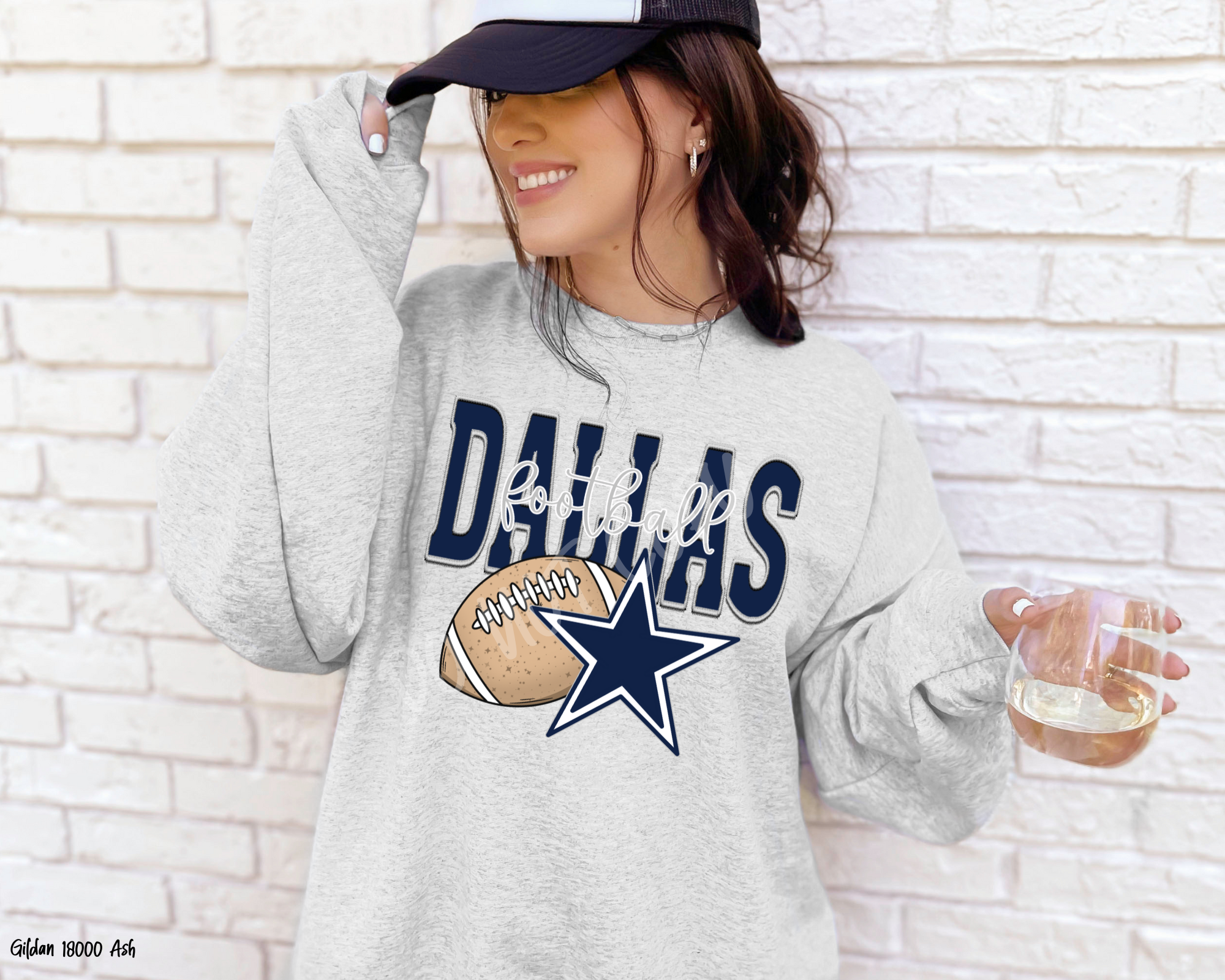 Custom As Shown Ash Dallas: Game Day - Sweatshirt for wholesale on Faire0