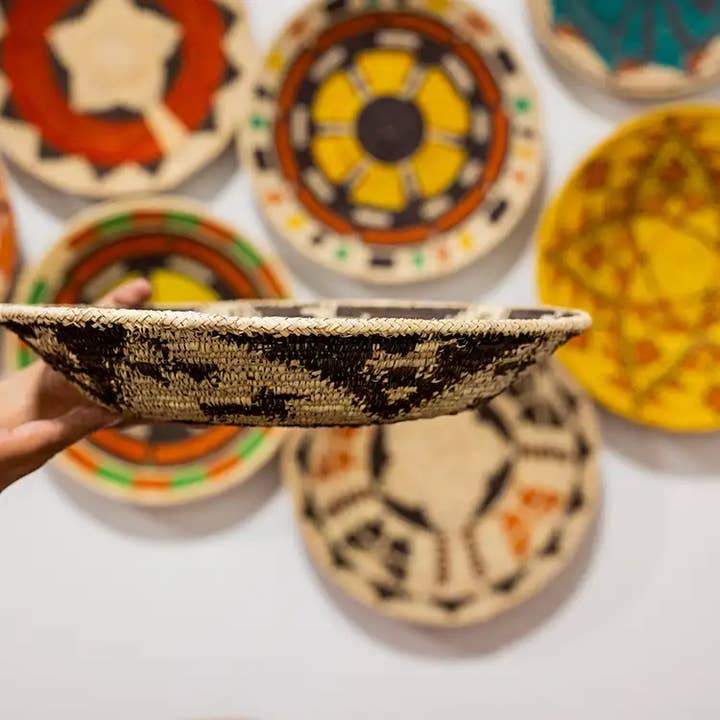 Waasiwolves - Wholesale Decorative plate/dish/bowl - Package of 12 Tribal Style Baskets5