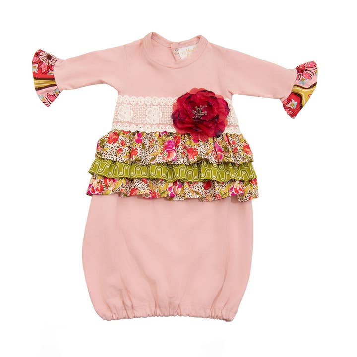 Abito da sposa Haute Baby Wild Bloom per neonati e bambini per la vendita all'ingrosso da parte di Haute Baby