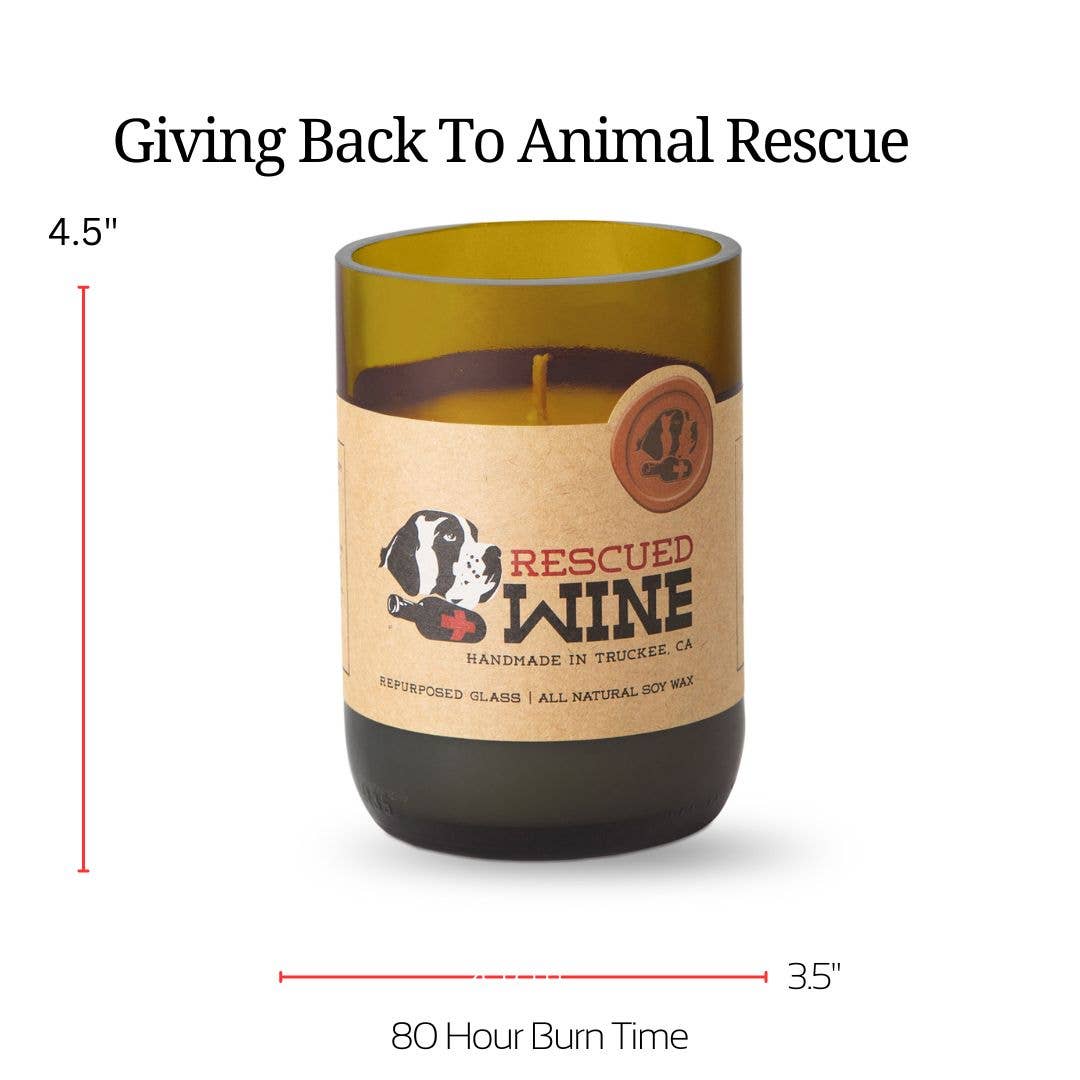Rescued Wine Candles – wholesale Jar/filled candle – Riesling Soy Candle Signature - Handmade Wine Bottle Candle5