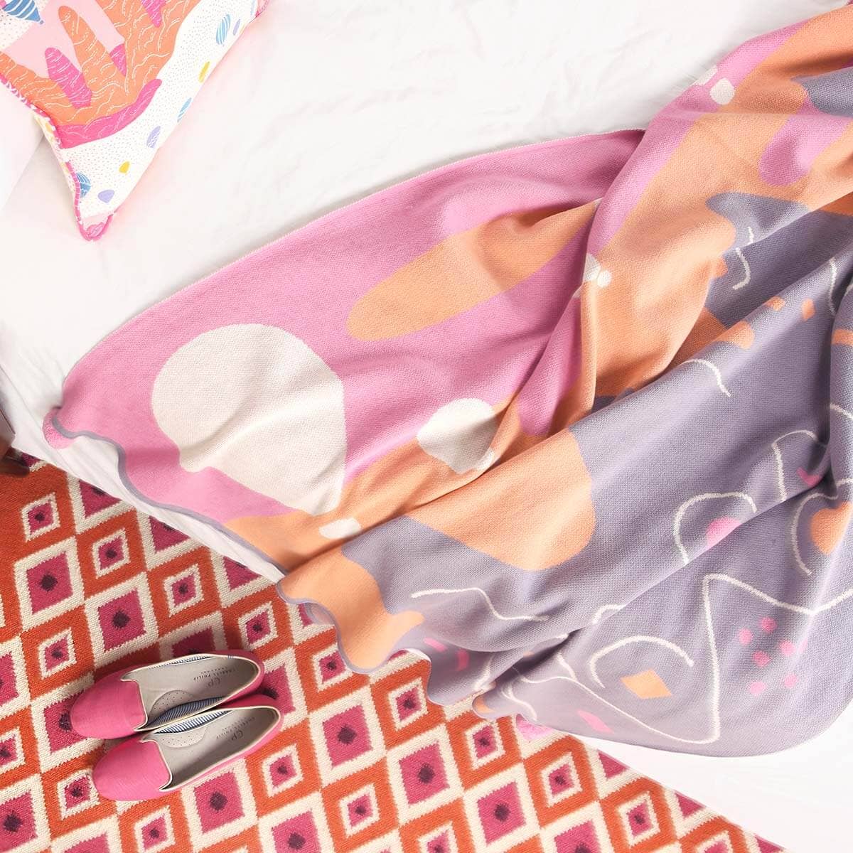 Safomasi - Wholesale Throw Blanket - Goreme Knitted Throw2