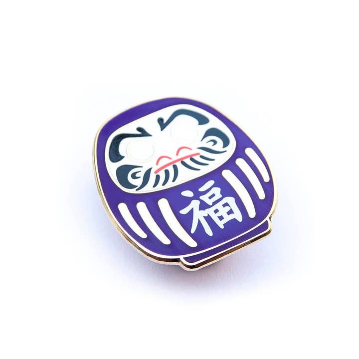 Leon Römer Illustraties - Wholesale Lapel Pin/Button - Daruma Doll enamel pin - Japanese lucky charm lapel pin9