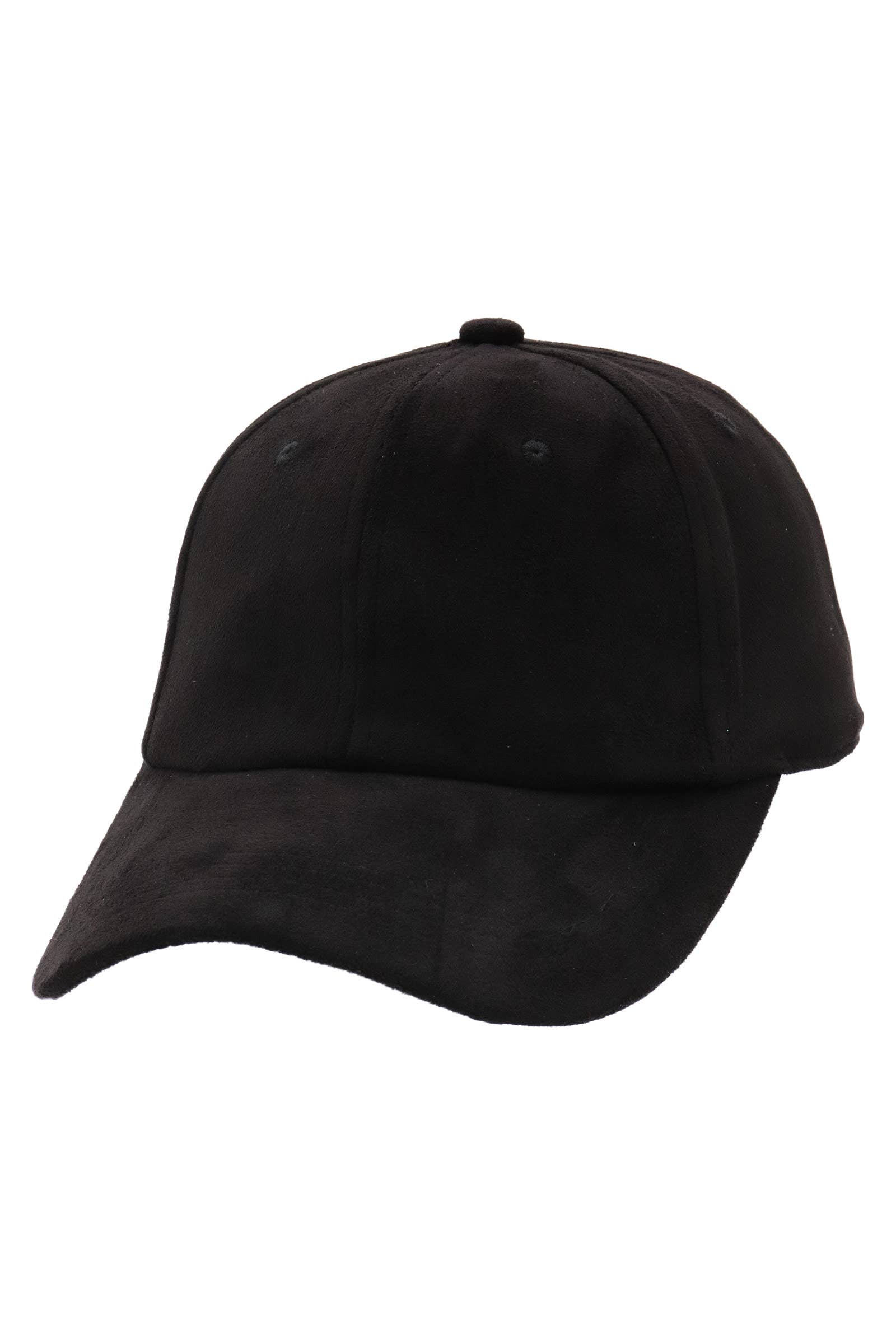 Cap Zone - Wholesale Baseball Cap - Unisex - Premium Vegan Suede Strap-back Baseball Cap2