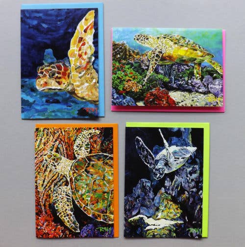 Kim Rody Creations LLC – wholesale Stationery/notecard set – Turtle Series Note Card1