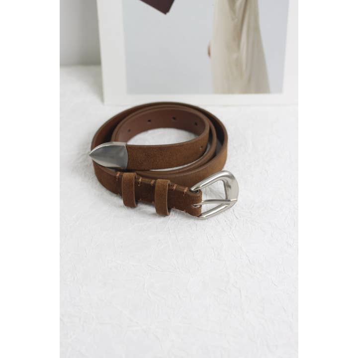 ESLEY - Wholesale Belt - Women's - A2408DJN13544 - Classic Suede Belt