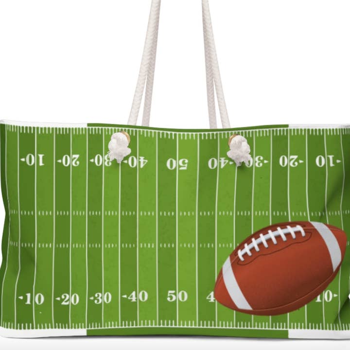 football field tote for wholesale by Game Face Team Shop