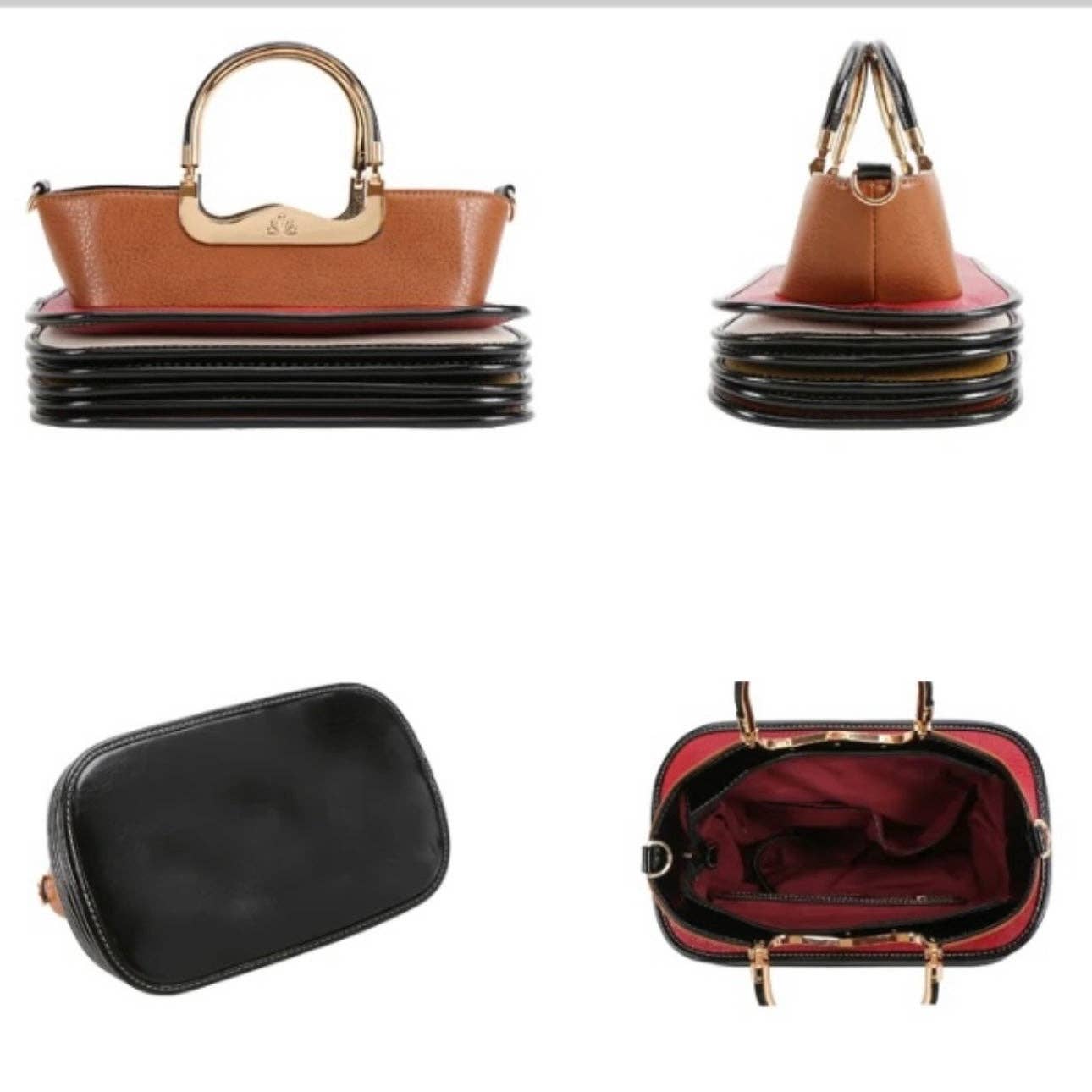 MB Fashion Wholesale - Vente Sac à main avec poignée sur le dessus – femme - SAC À COUCHES EMPILÉES EVERY FASHION avec poignée supérieure en métal DW-70960