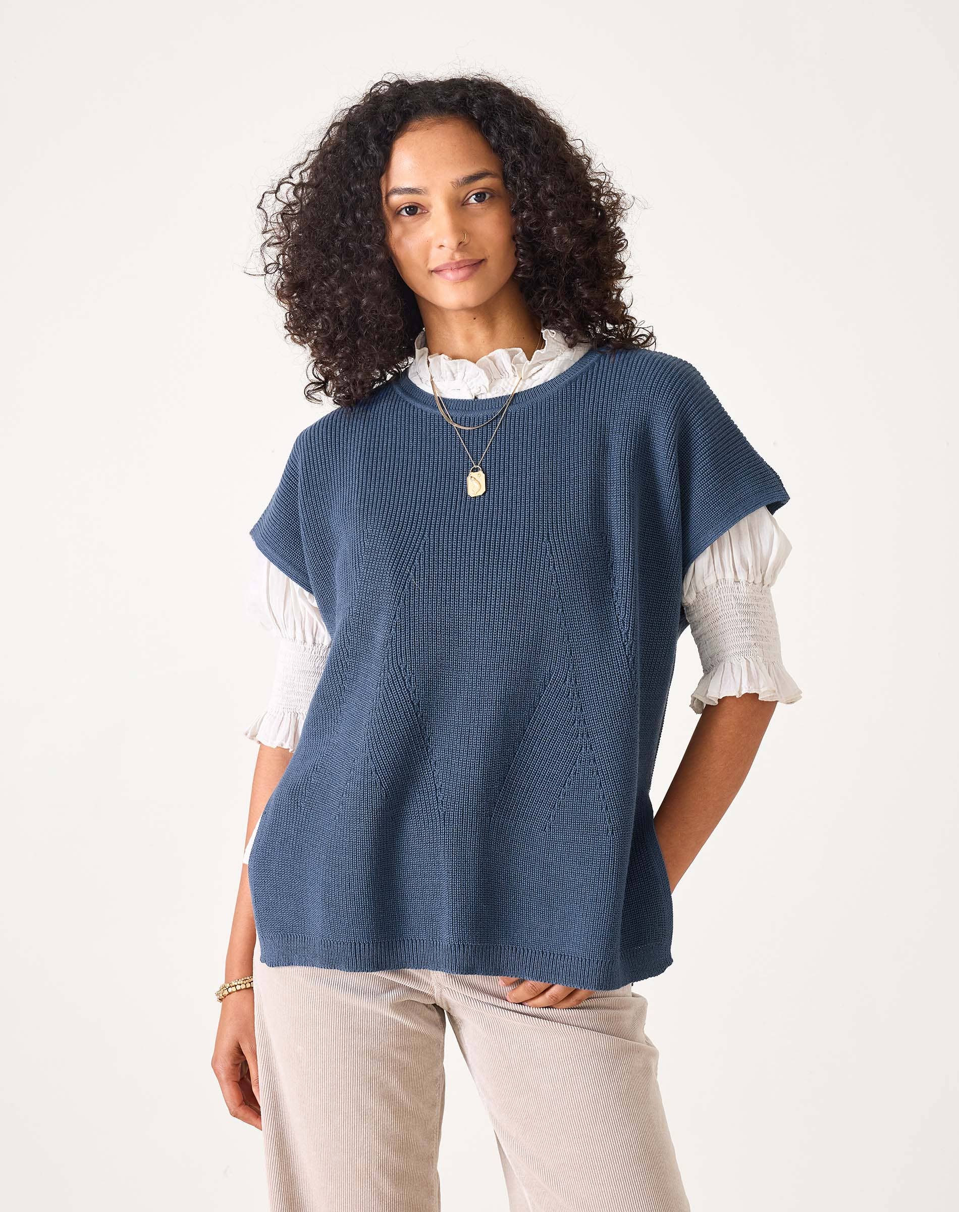 MERSEA - Wholesale Knit Sweater - Women's - Camden Short Sleeve Sweater15