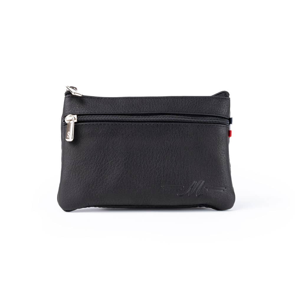 VALTICO - Wholesale Coin Purse - Women's - Large leather purse with two zippers.0