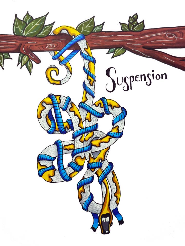 Serpent Shibari pour la vente par Harth Creations